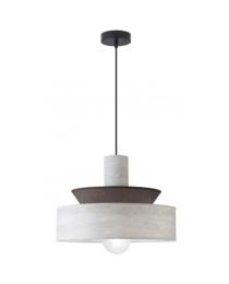 Colgante MOHANA marmol/oxido 1 x 60w e-27 - ALEMAR