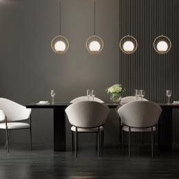 Colgante ODIL latón 1 x 40w e-14 - ALEMAR