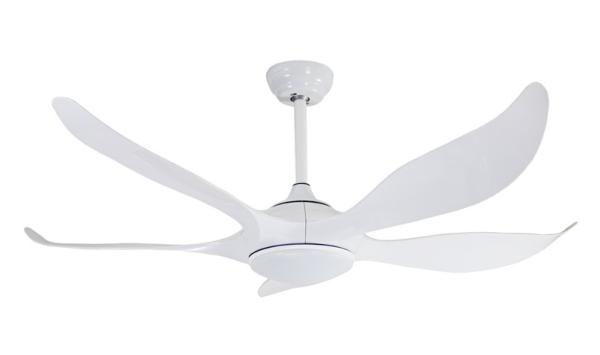 Ventilador Noro Cristal Record - Blanco Motor DC 132cm