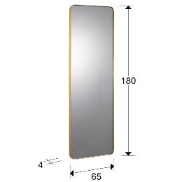 Espejo ORIO Rectangular Oro - Schuller -  180x65 cm