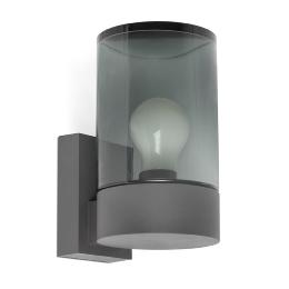 Aplique exterior KILA gris oscuro ahumado Faro