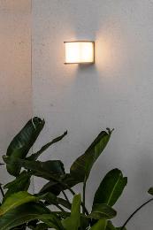 Aplique exterior KUBICK gris Faro Barcelona