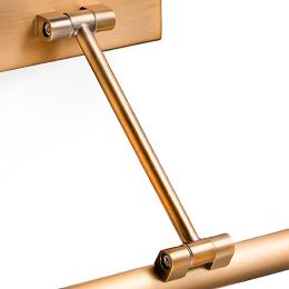 Iluminacuadros MAGRITTE 450 oro viejo LED Faro