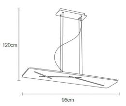 Lámpara Spectrum Mimax Lighting - Lámpara colgante LED