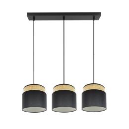 Lampara Lineal 3 luces Kandy Fabrilamp - Varias tonalidades