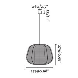 Colgante exterior NARITA beige Faro