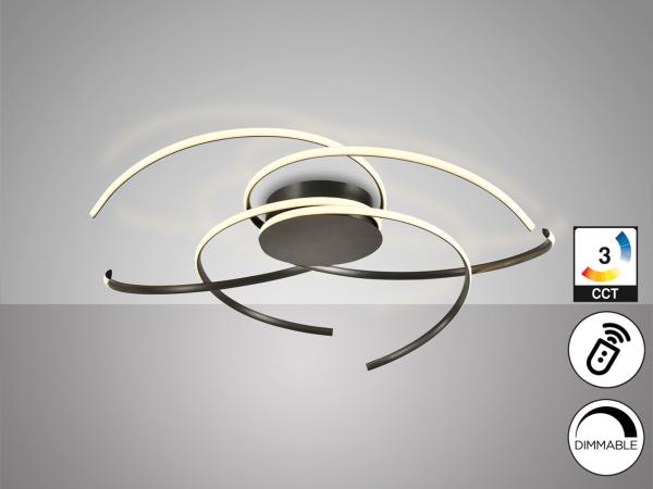 CADENCE- GRAN PLAFON- NEGRO - SCHULLER