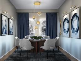 Lampara PRISCILA 4 luces - Schuller. Tonalidades Cromo y Oro