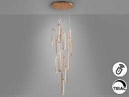 COLETTE-LAMPARA 14L ORO ROSA DIM - SCHULLER