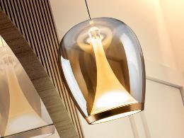 SUSPIRO- LAMPARA DORADO/AMBAR D25 - SCHULLER