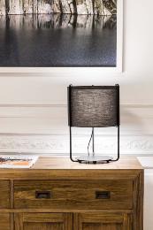 Sobremesa DRUM negra/gris Faro Barcelona 