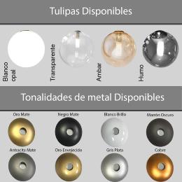 Lampara TOP Anperbar - 15 luces circular "Configurable"