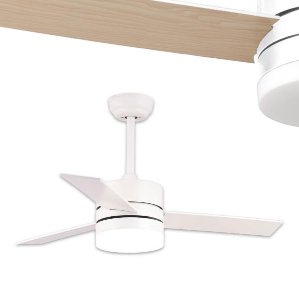 Ventilador Ainsa Zima Lighting - Blanco Ø110cm LED