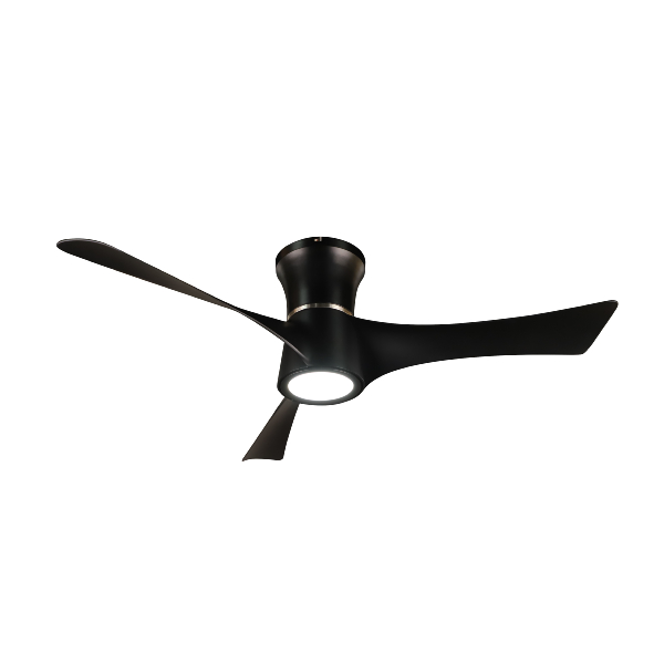 Ventilador Tianas Negro Fabrilamp - Motor DC Ø132cm