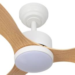 Ventilador Serpa Blanco Haya Fabrilamp - Motor DC Ø107cm