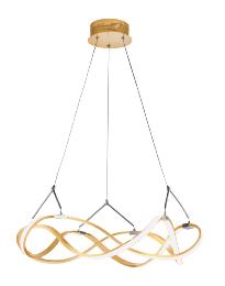 Lampara colgante MOLLY 1 Aro 53Ø Oro rosa - Schuller - Luz LED