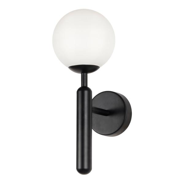 Aplique FICUS negro bola opal 1 x 28w g-9 - ALEMAR