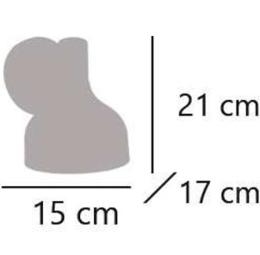 Aplique Aran blanco-madera - ALEMAR