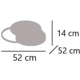 Plafon led TAIGO blanco-madera led 65w 8901lm 3000-4000-6000k - ALEMAR