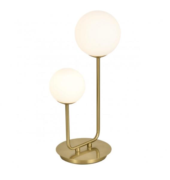Sobremesa Cosmica Alemar - 2 Tulipas Bola Opal - 40x22cmm