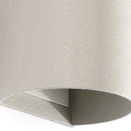 Aplique SOLE 2 Luces redondo gris Faro Barcelona 