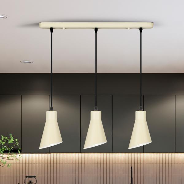 i3-BERA- LAMPARA 3L -CREMA - ILUMINACION i3 By SCHULLER