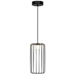 Colgante PITT Negro led 5w 200lm 3000k - ALEMAR