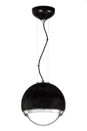Colgante Acontract-luz. Serie Paris esfera negra luz LED