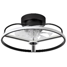 Ventilador BORA Negro - Fabrilamp. Motor DC Ø50cm