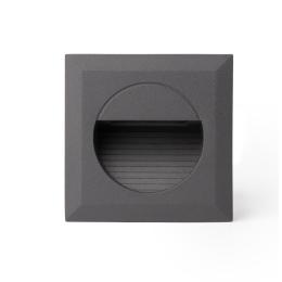 Empotrable pared exterior MINI CARTER LED gris oscuro Faro
