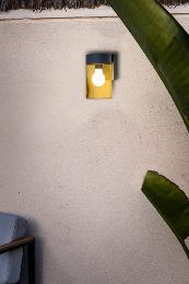 Aplique exterior KILA gris oscuro ambar Faro