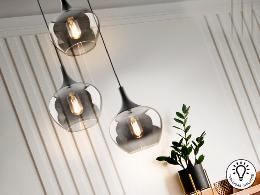 OPAZ-LAMPARA 3L NEGRO/SMOKE - SCHULLER