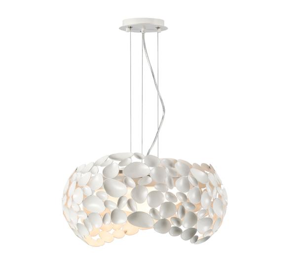 Colgante Narisa Schuller Ø46cm. Rosa/blanco/cromo