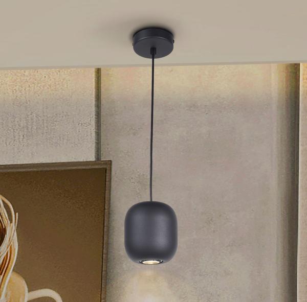 NIMES LAMPARA 1L NEGRO - ILUMINACION i3 By SCHULLER