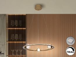 TIRSA LAMPARA BRONCE D60 - SCHULLER