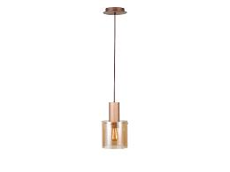 VENIZE LAMPARA 1L COBRE-AMBAR - ILUMINACION i3 By SCHULLER