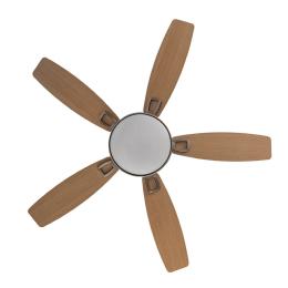 Ventilador BRAW Niquel Fabrilamp - Motor DC. 107cm.Ø