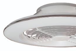 Ventilador ALISIO XL Blanco - Mantra. Luz LED Ø73.5cm