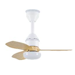 Ventilador Asaf Blanco Haya Fabrilamp - Motor DC Ø62cm