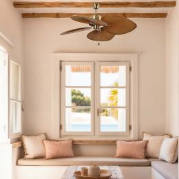 Ventilador CUBA Oro viejo - Faro Ø132cm