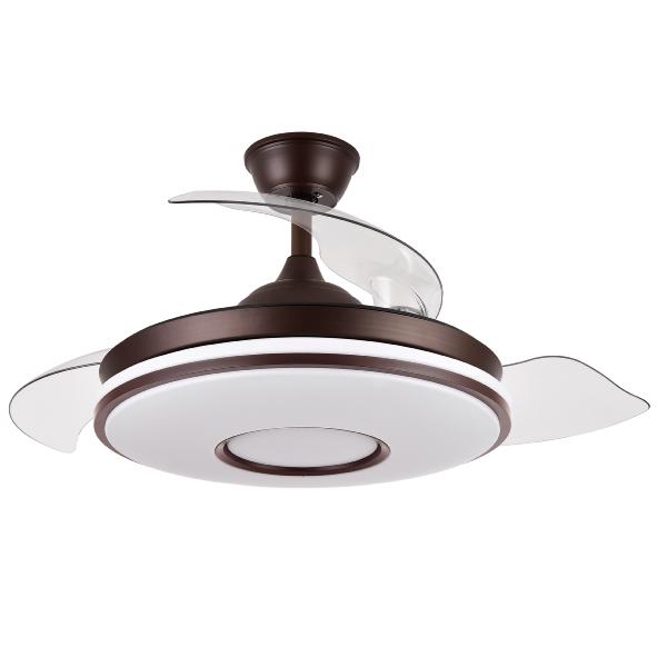Ventilador DANI Marron - Fabrilamp. Motor DC Ø108cm