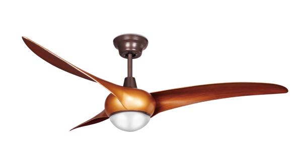 Ventilador HELIX - Forlight Marron - Motor Dc luz Led 132cm.Ø