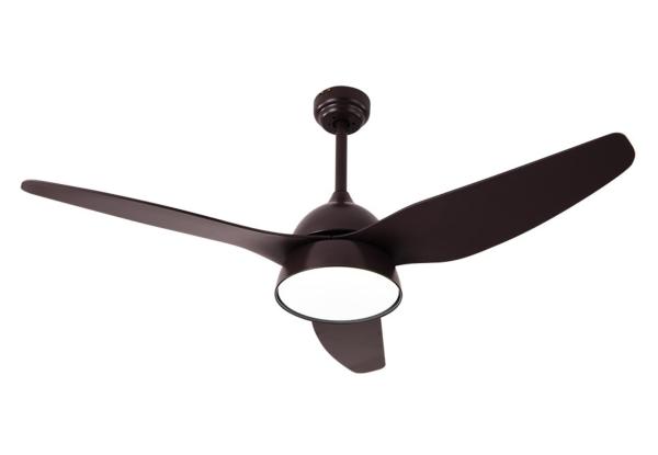 Ventilador KOHILO Marron Oscuro - Fabrilamp  Motor DC Ø132cm