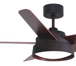 Ventilador LEBECHE Marron Fabrilamp - Motor DC. 132cm.Ø