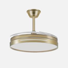 Ventilador MICENAS Cuero Fabrilamp - Motor DC Ø108cm