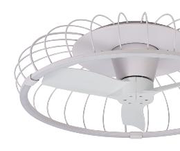 Ventilador NATURE Blanco - Mantra. Luz LED Ø79cm