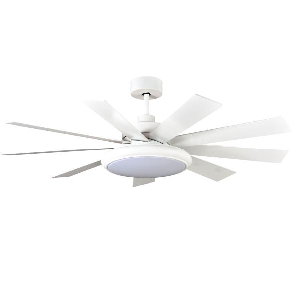 Ventilador PIREO Blanco Fabrilamp - Motor DC Ø132cm