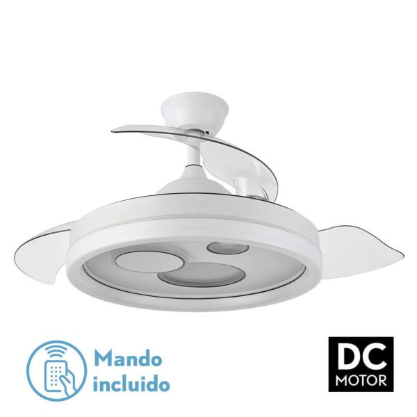 Ventilador Turia Blanco Fabrilamp - Motor DC Ø107cm