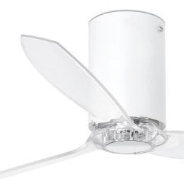 Ventilador Mini Tube FARO - Blanco mate. Motor DC. 128cm. Ø