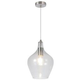 Colgante AINA niquel satinado 1 x 60w e-27 - ALEMAR